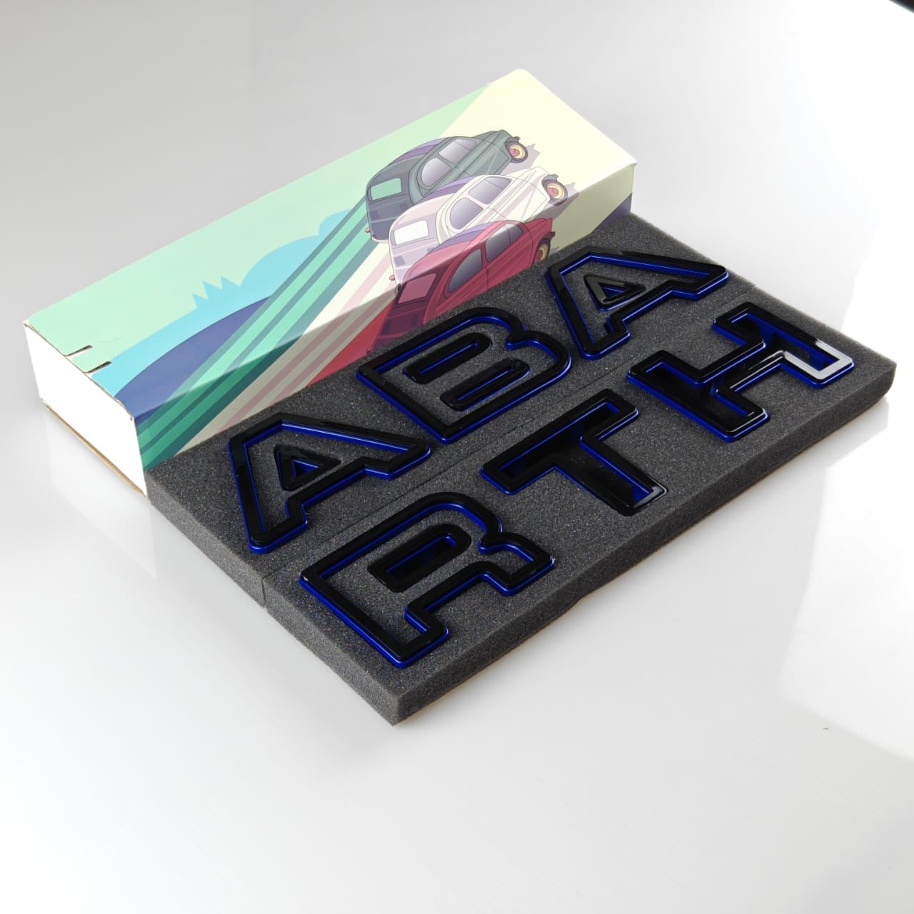 Scritta Abarth per mascherone paraurti originale Abarth 595 - 695 - Restyling