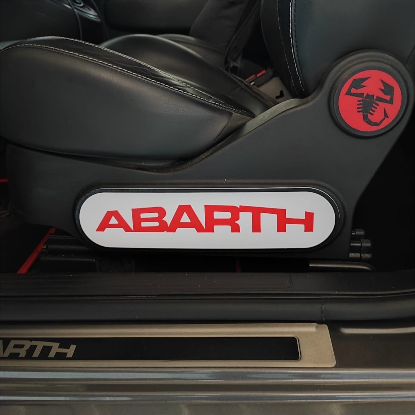 Coppia Cover Sedili Fiat 500 Abarth - 595 - 695 - in diverse finiture