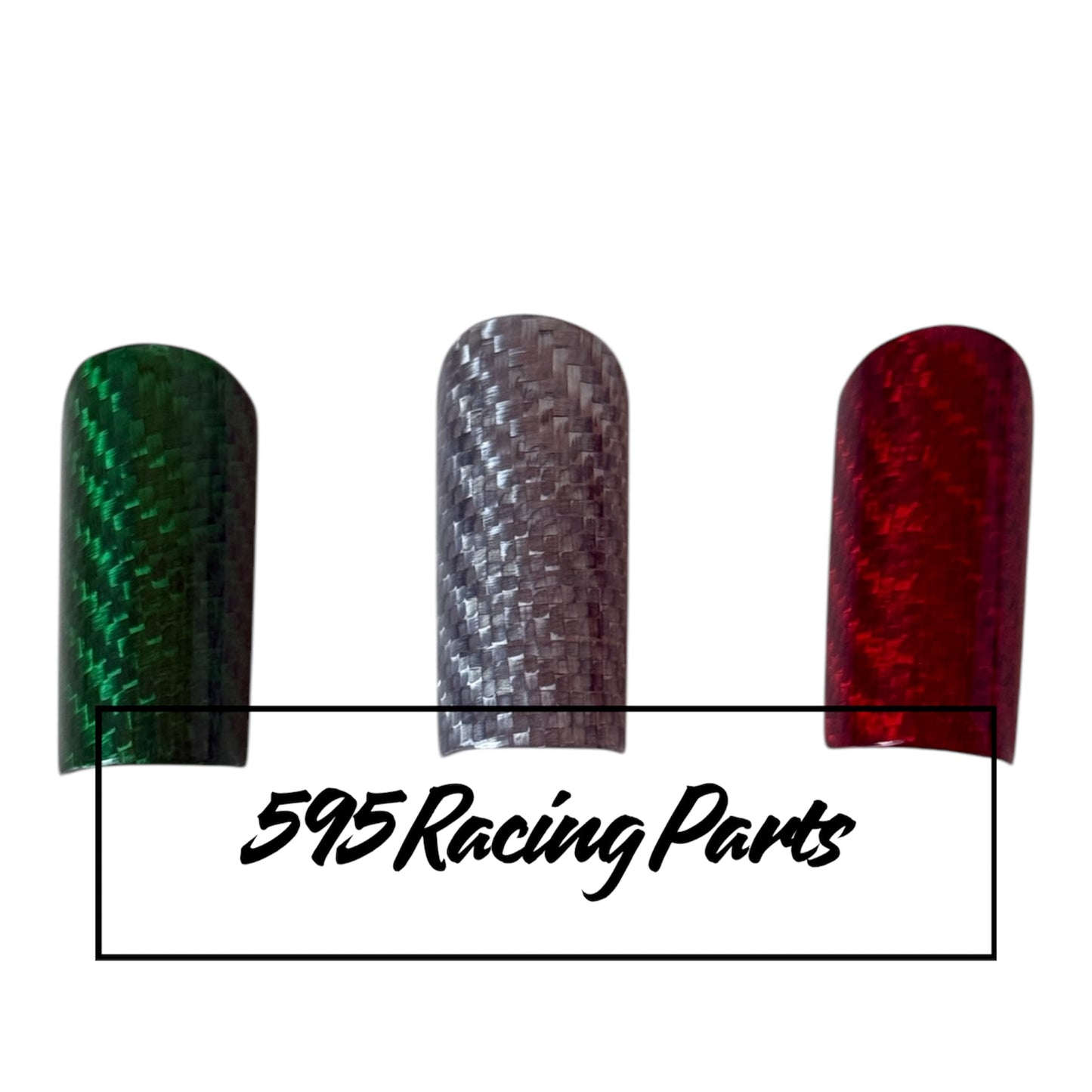 Cover in VERO CARBONIO tricolore per presa d’aria paraurti Fiat 500 Abarth- 595 - 695 - Restyling