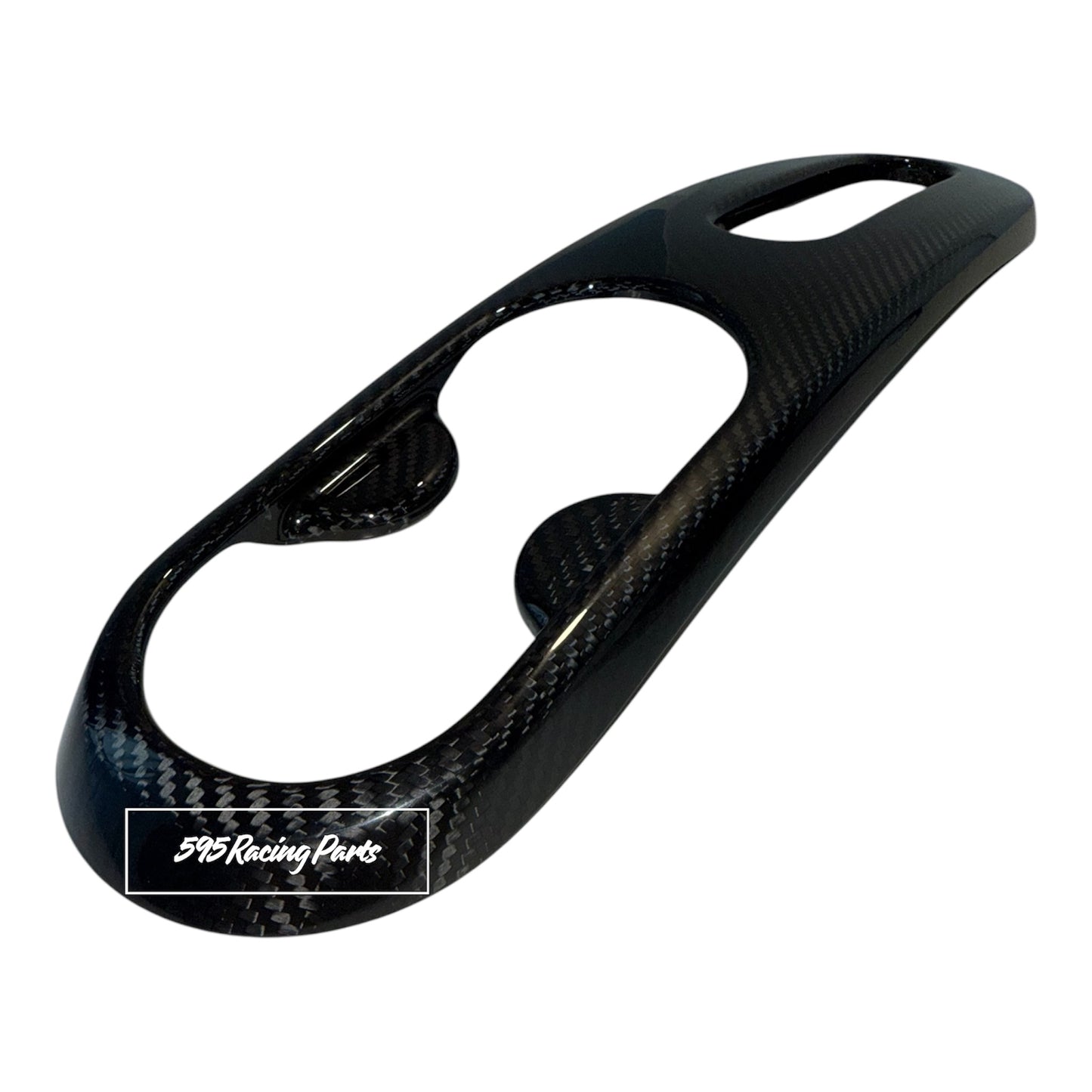 Central tunnel cover in REAL CARBON Fiat 500 Abarth - 595 - 695 Restyling