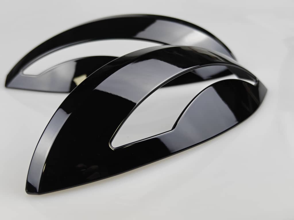 Pair of headlight eyelids xenon model Abarth 500 - 595 - 695