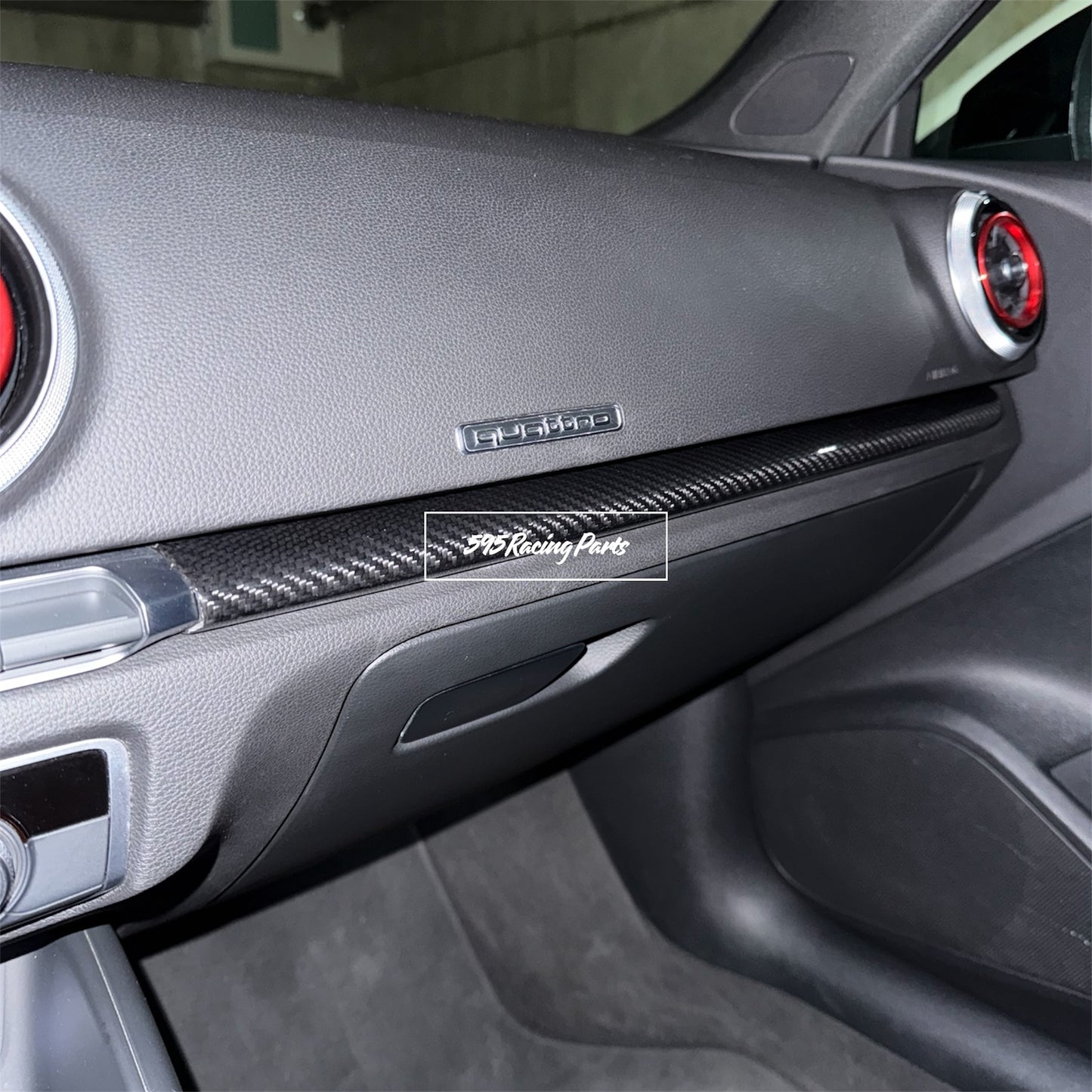 Cover modanature interne in VERO CARBONIO per Audi A3/S3/RS3 8 V