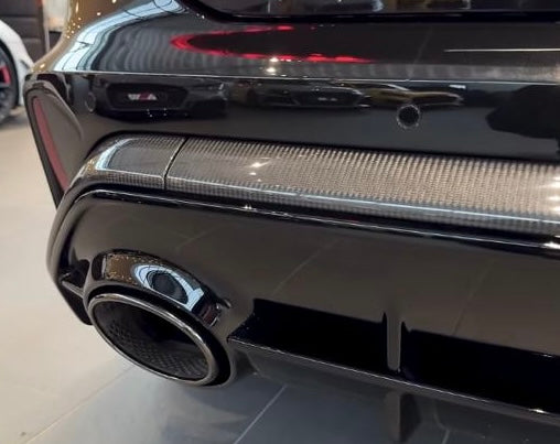 Audi RS3 8Y Rear Bumper Diffuser in REAL CARBON