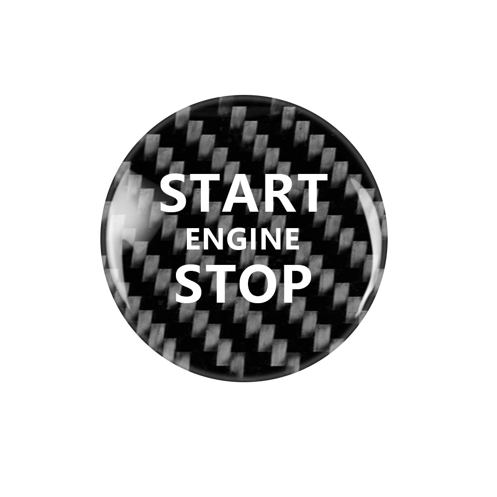Start-stop button cover in REAL CARBON Mini Cooper R55/56/57/58/59/60/61