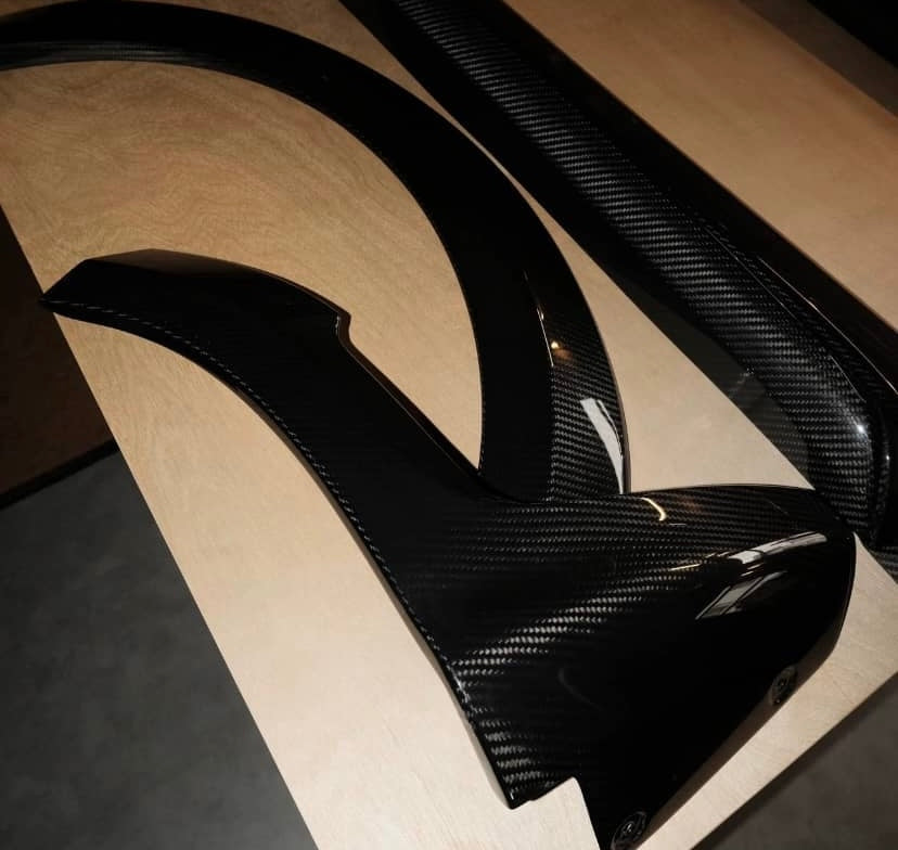 Bodykit completo 70esimo anniversario in VERO CARBONIO per Fiat 500 Abarth - 595 - 695