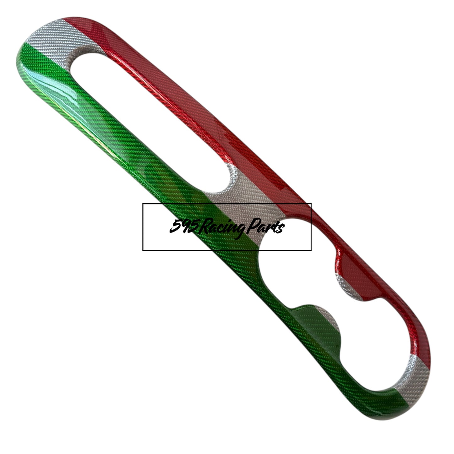 Cover tunnel centrale in VERO CARBONIO Fiat 500 Abarth - 595 - 695 Restyling