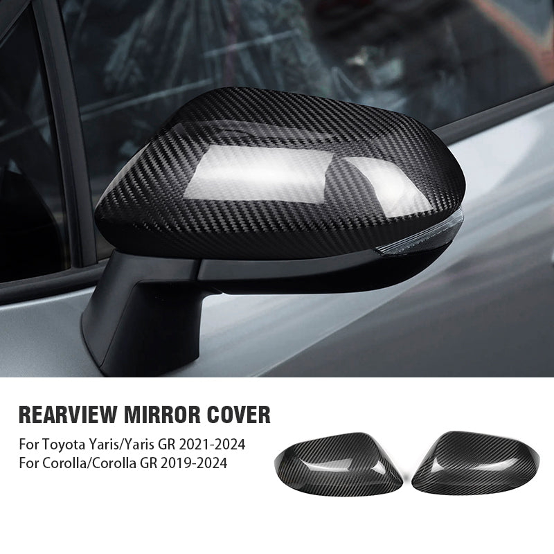 Real Carbon Mirror Covers for Yaris GR - Toyota GR