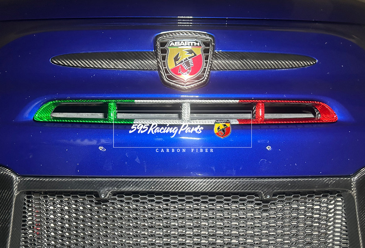 Cover Presa d’aria paraurti in VERO CARBONIO Abarth 595 - 695 - 500 Restyling