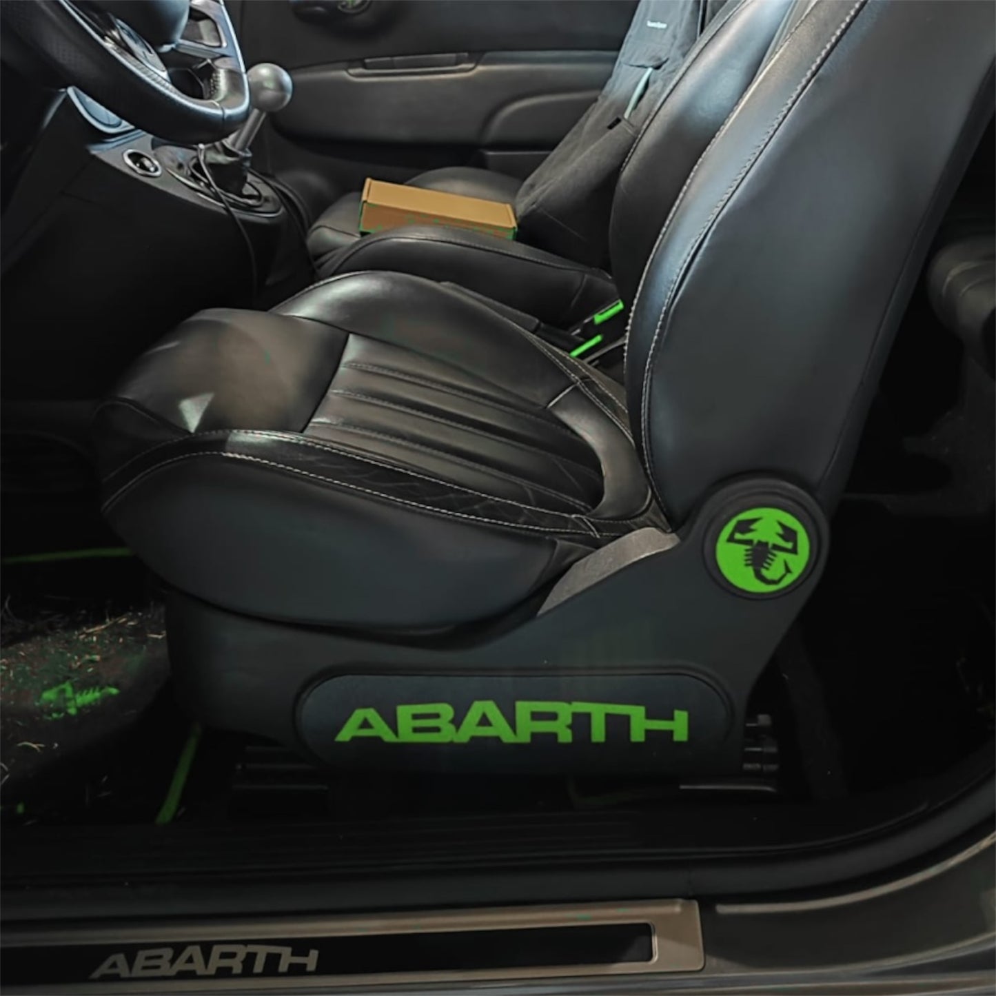 Coppia Cover Sedili Fiat 500 Abarth - 595 - 695 - in diverse finiture