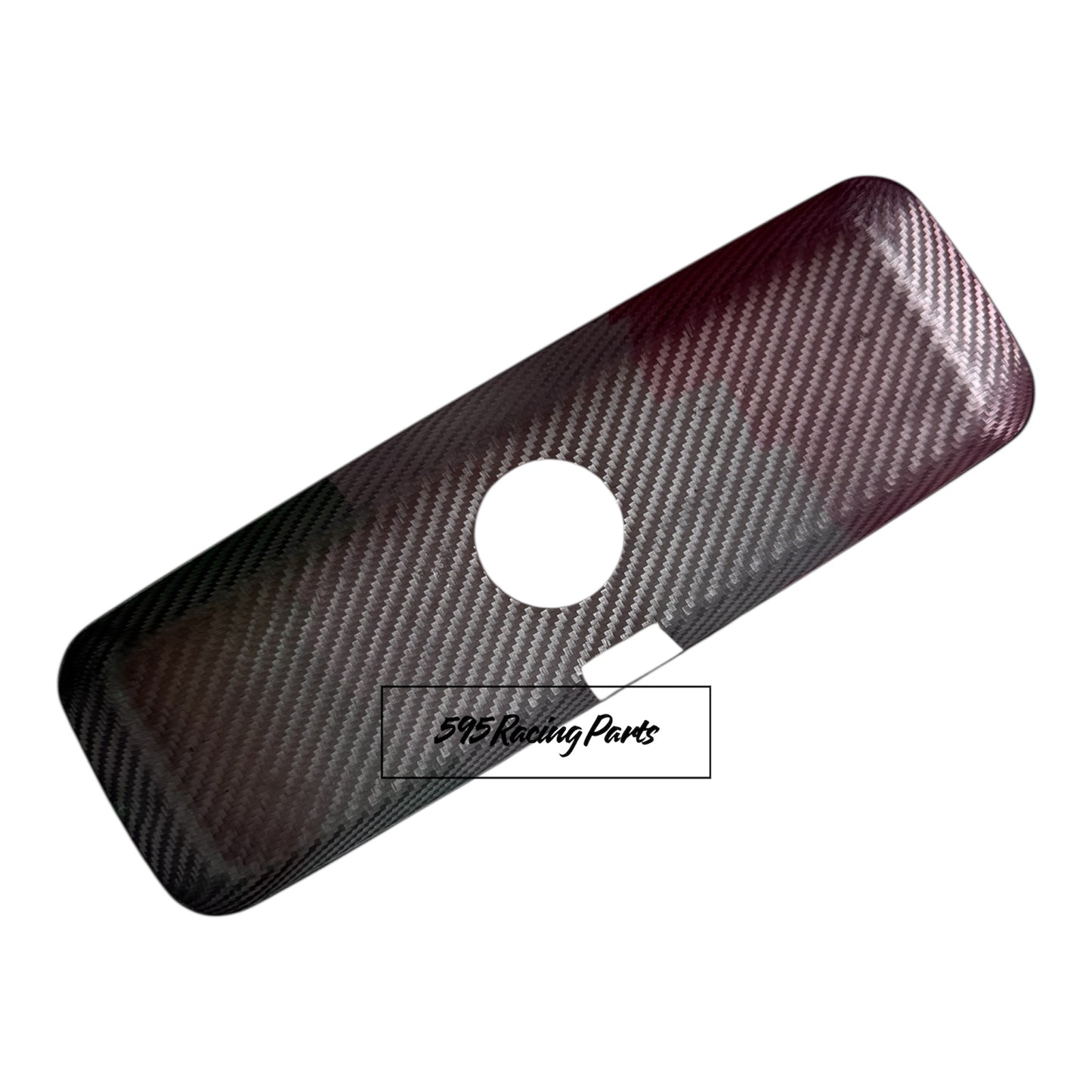 Cover specchietto retrovisore interno in VERO CARBONIO Fiat 500 Abarth - 595 - 695 - Fiat 500 - Punto