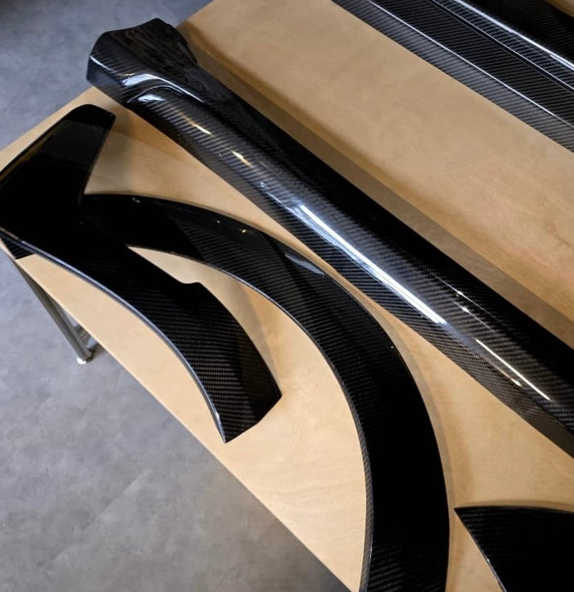 Kit 70esimo in VERO CARBONIO fiat 500 Abarth - 595 - 695 RESTYLING