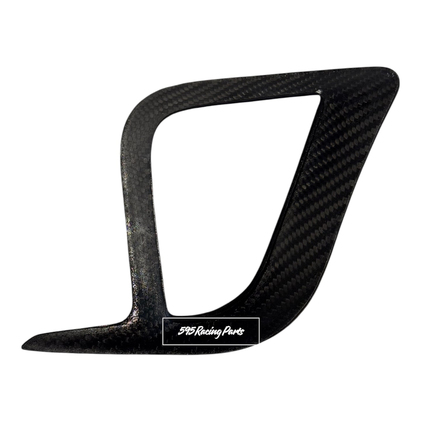 Pair of intercooler air intake covers in REAL CARBON for Abarth 500 - 595 - 695 Restyling