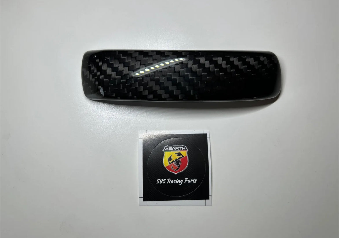 Coppia Cover Maniglie Interne in CARBONIO VERO Abarth 595 - 695 - Fiat 500 - in diverse finiture
