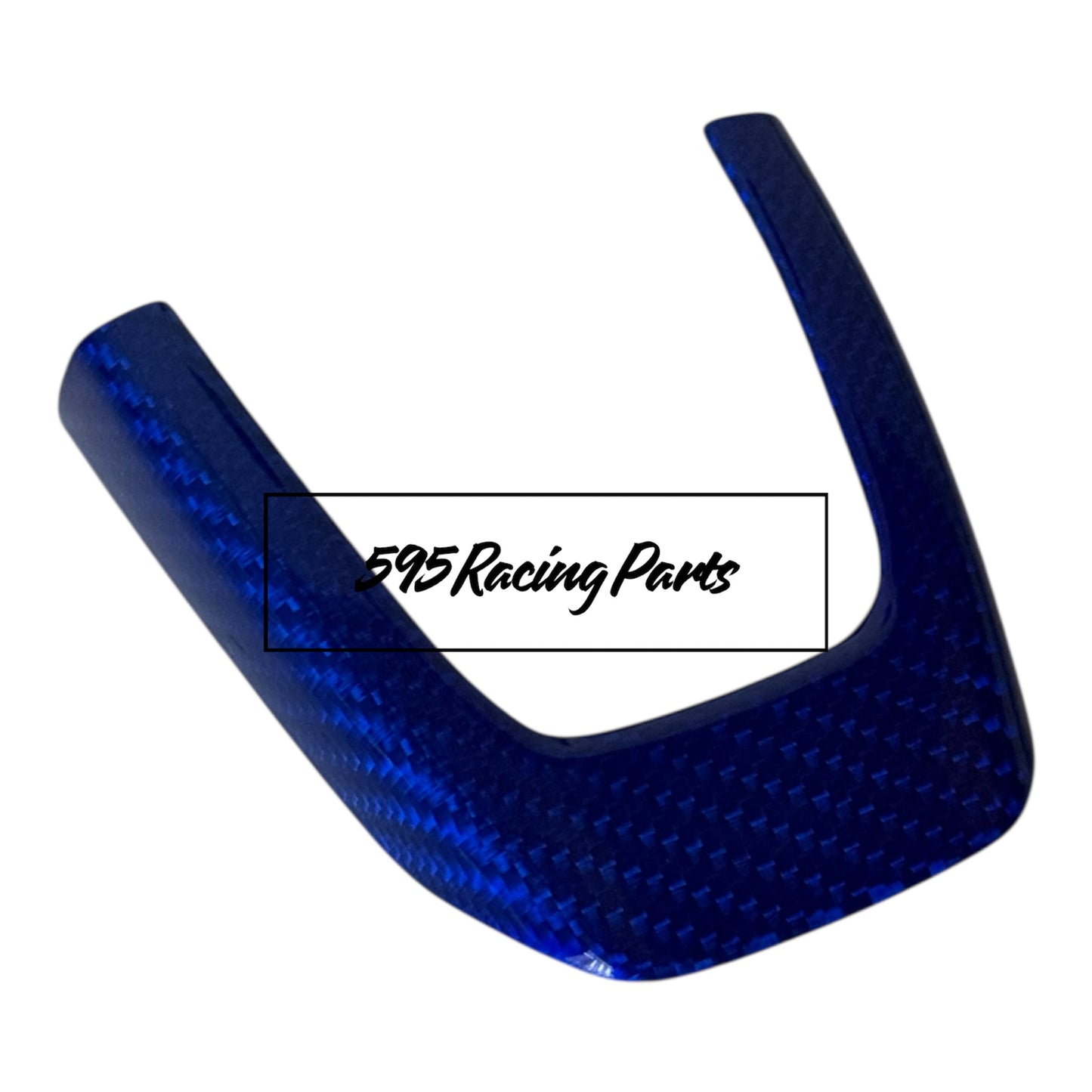 Pre Restyling Steering Wheel Lower Cover in REAL CARBON Fiat 500 Abarth 595 - 695
