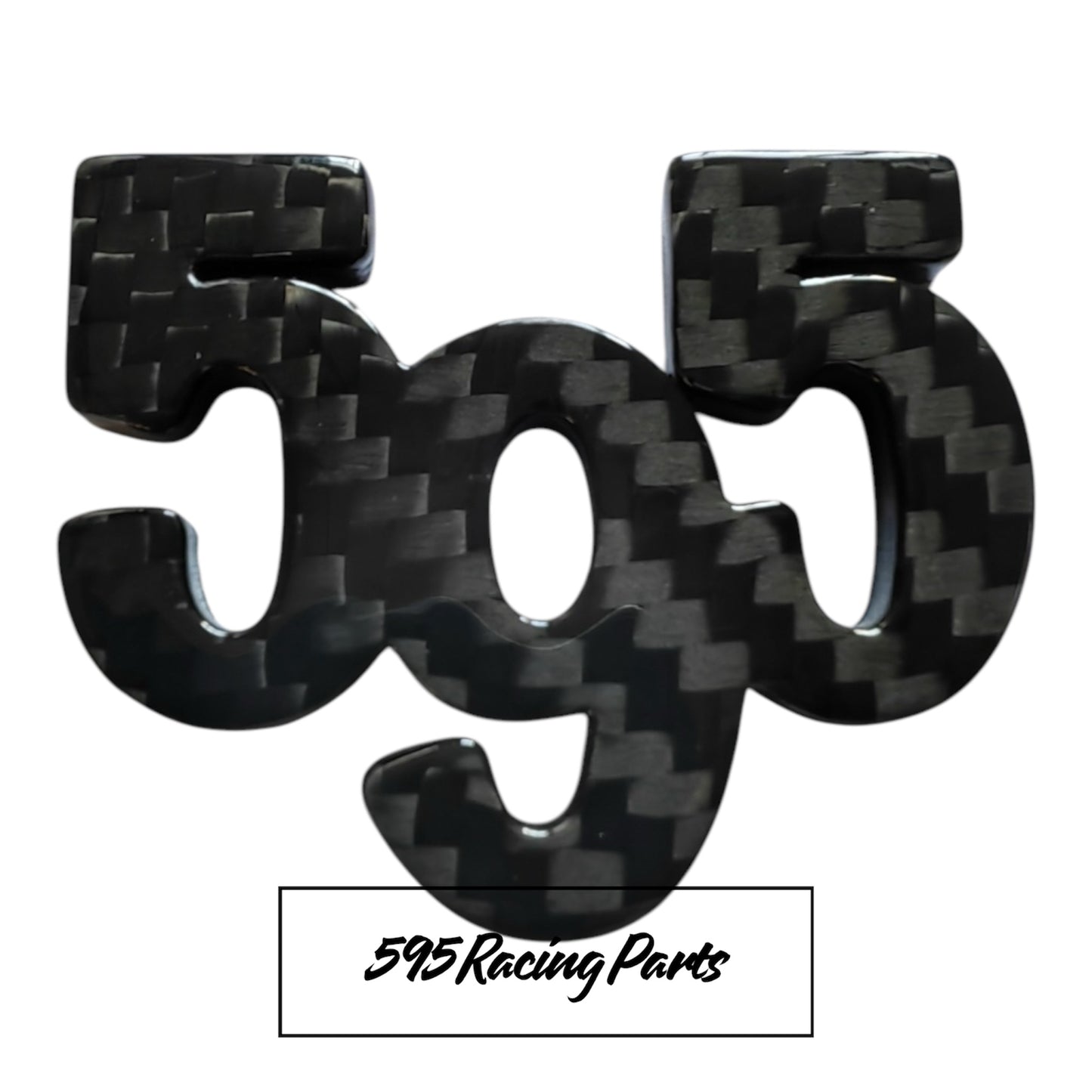 (PREORDINE) Cover logo 595 in CARBONIO VERO Fiat 500 Abarth - 595 - 695 - ESCLUSIVO
