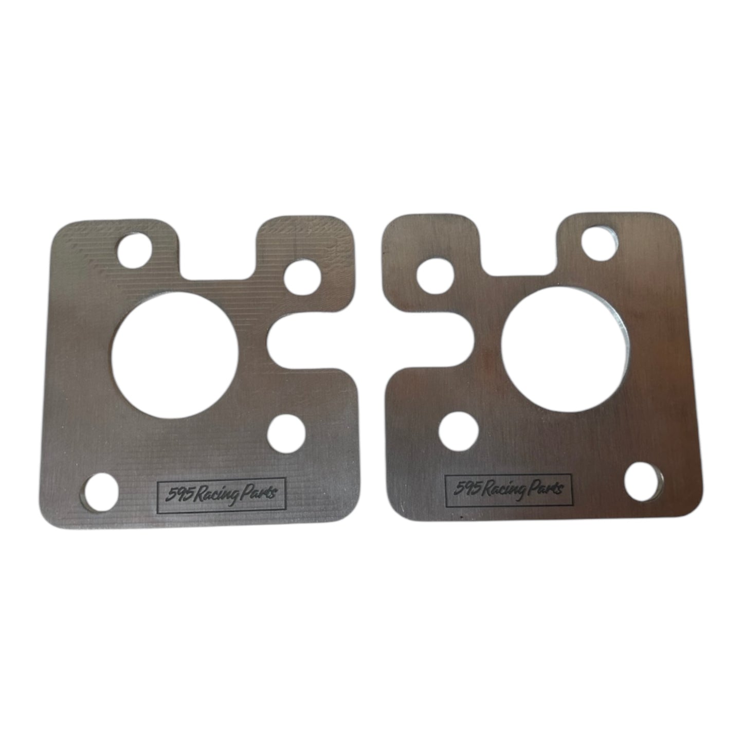 Coppia piastre camber posteriori 1.5° alluminio 6082 per Fiat 500 Abarth 595 - 695