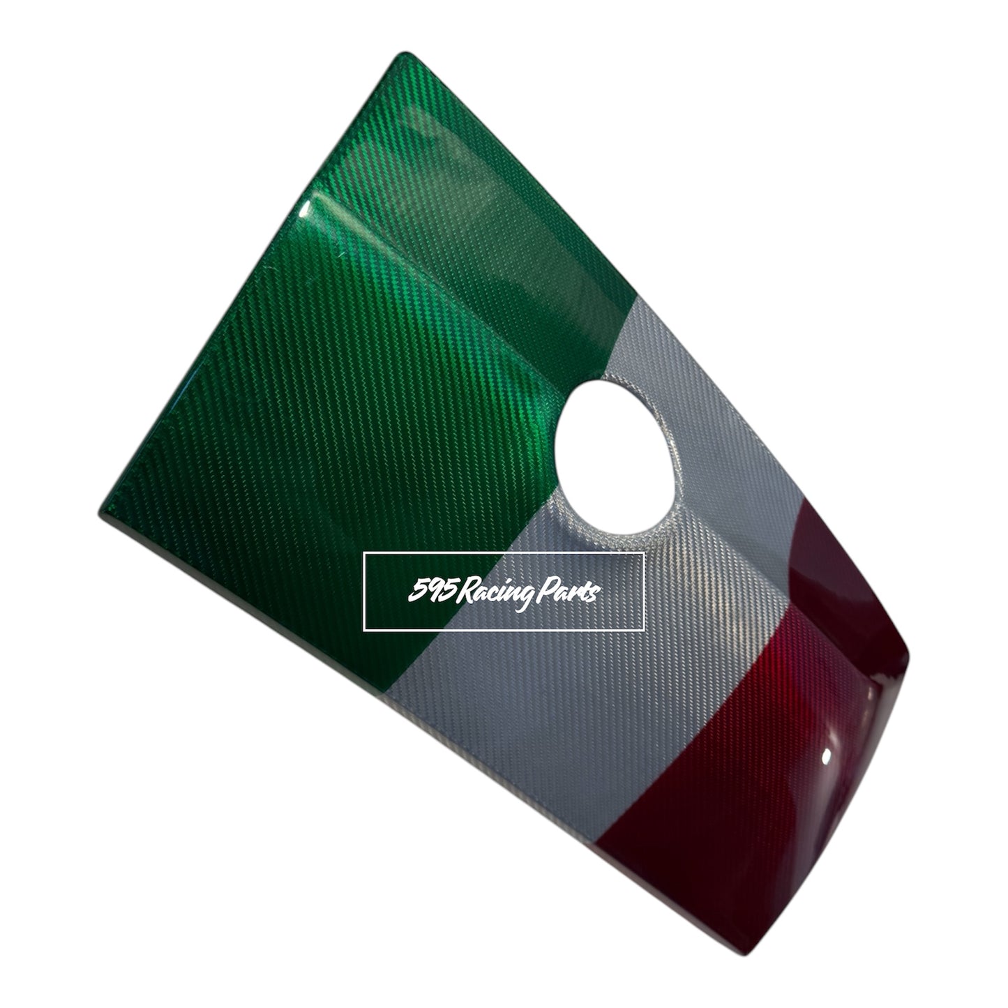 Cover bauletto porta oggetti in VERO CARBONIO Fiat 500 Abarth - 595 - 695 - Restyling