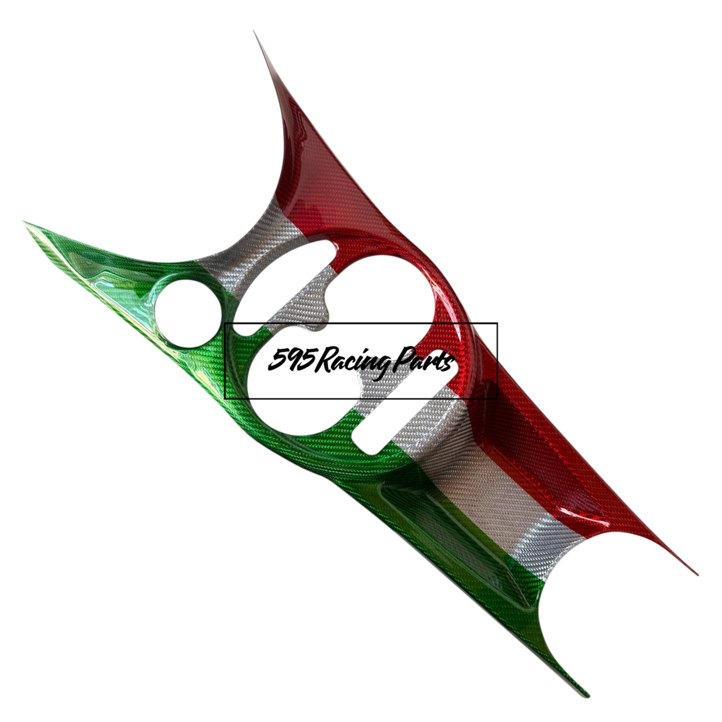 Cover tunnel centrale in VERO CARBONIO Fiat 500 Abarth - 595 - 695 Restyling