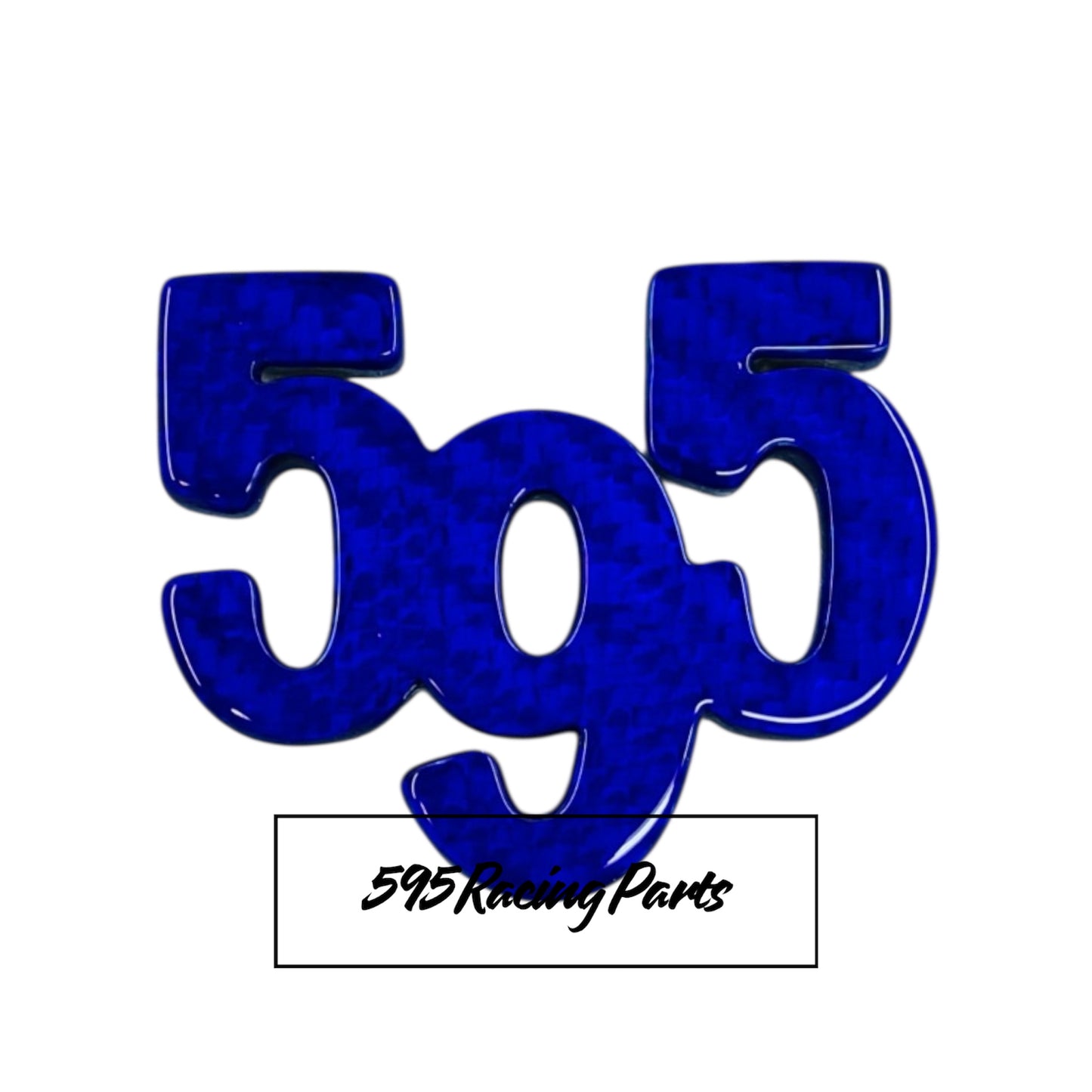 Cover logo 595 in REAL CARBON Fiat 500 Abarth - 595 - EXCLUSIVE