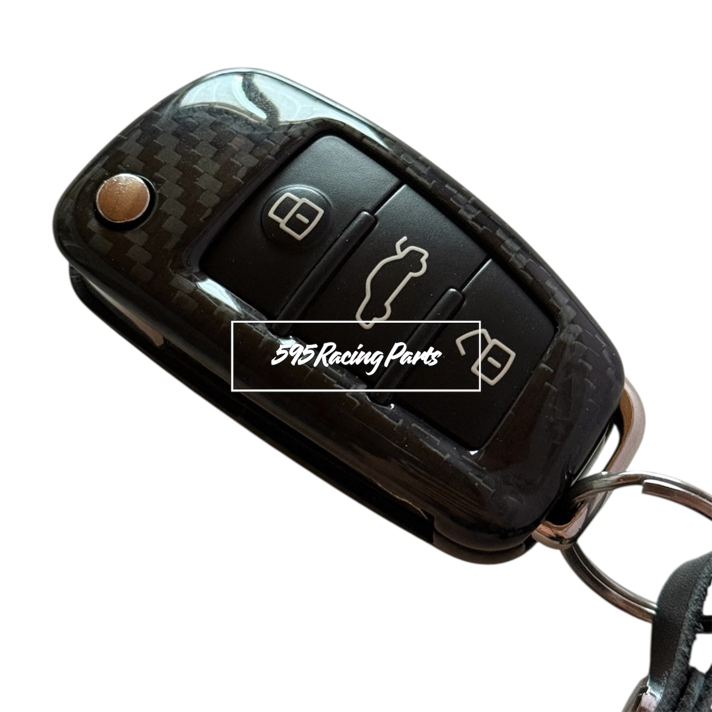 REAL CARBON key shell for Audi A1/A3/A4/S1/S3/RS3/Q3/Q7/TT