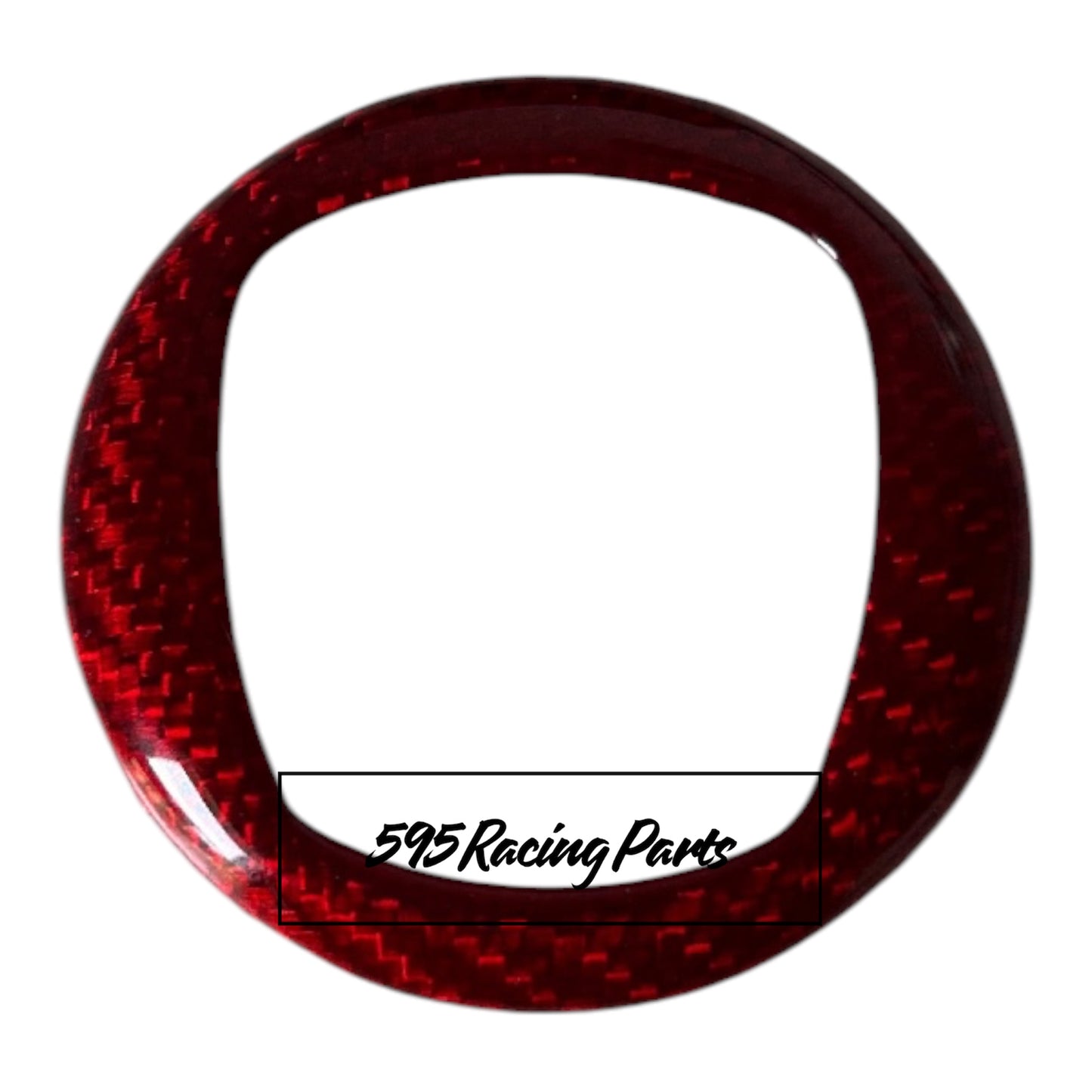 Cover Rings Steering Wheel Airbag in REAL CARBON Fiat 500 Abarth 595 - 695 - Fiat 500 - in different finishes