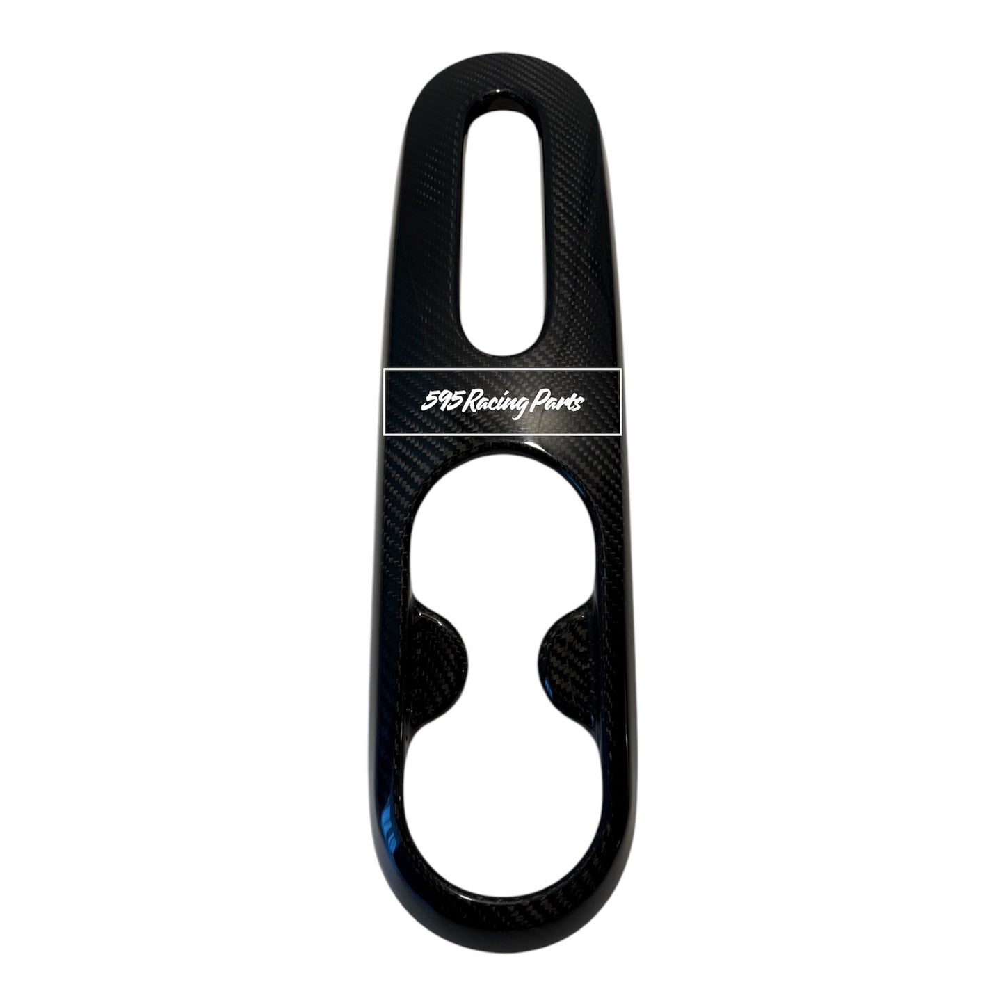 Central tunnel cover in REAL CARBON Fiat 500 Abarth - 595 - 695 Restyling