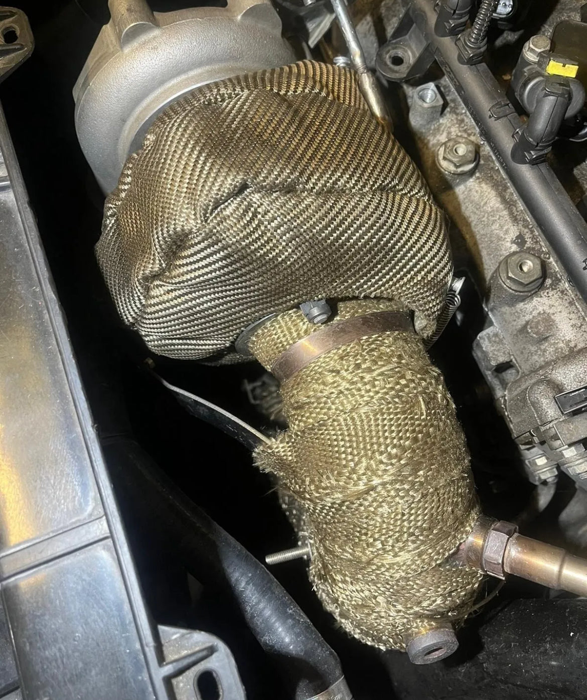 Copertura Termica Turbina Td04 per Fiat Abarth 500 - 595 - 695