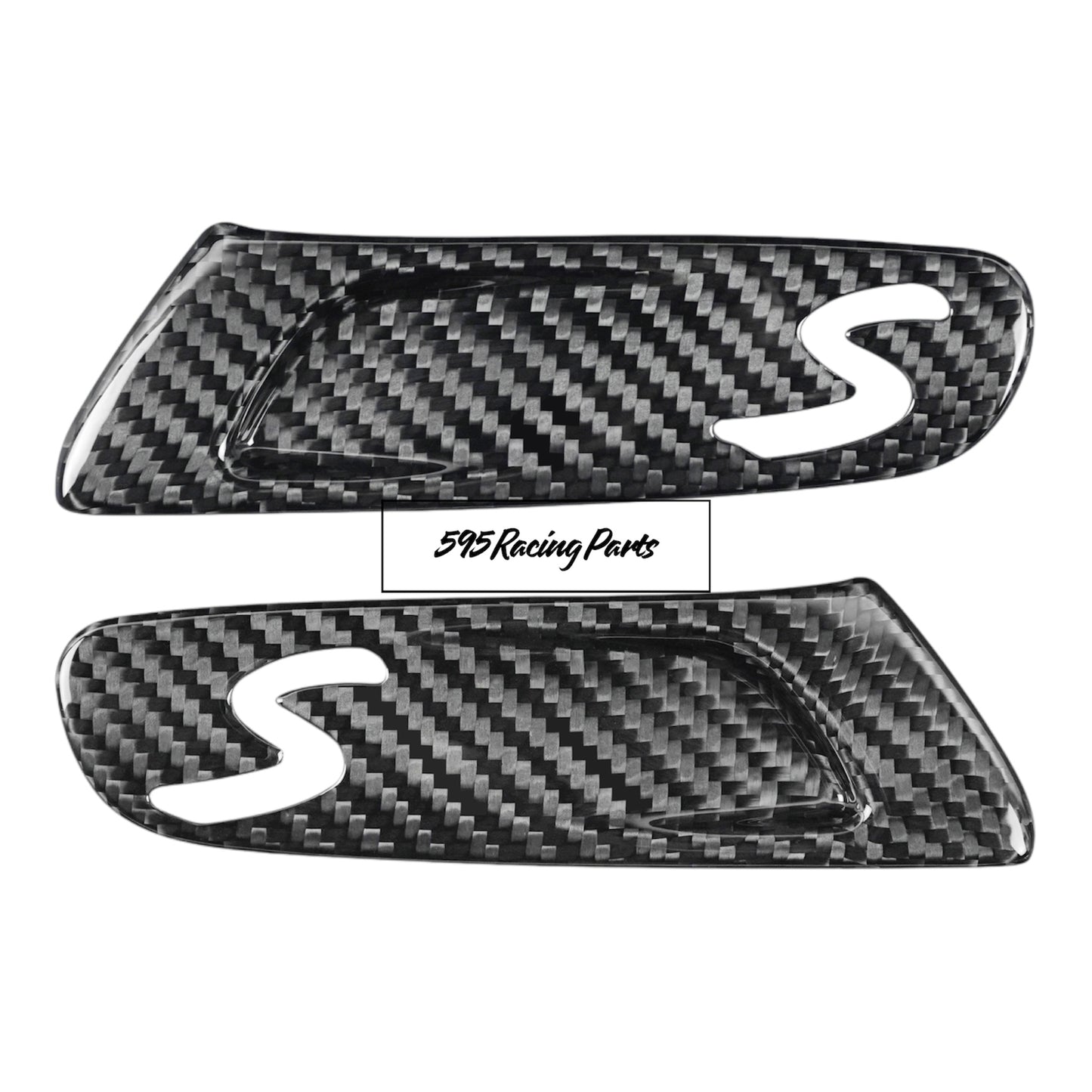 Pair of REAL CARBON side fender trims Mini Cooper S 2014/F55/F56
