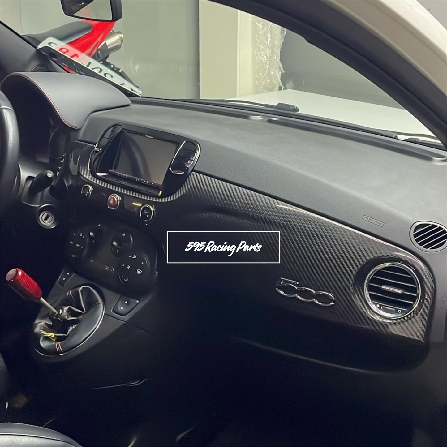 REAL CARBON dashboard for Abarth 500 - 695 - Pre Restyling