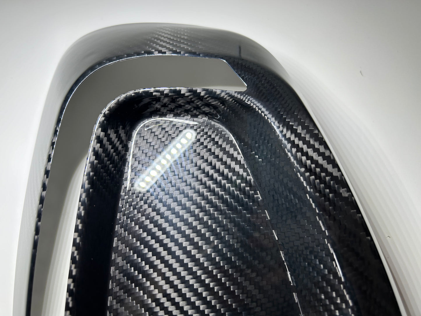 Coppia Cover fanali posteriori in VERO CARBONIO per Abarth 500 - 595 - 695 - Fiat 500 Restyling