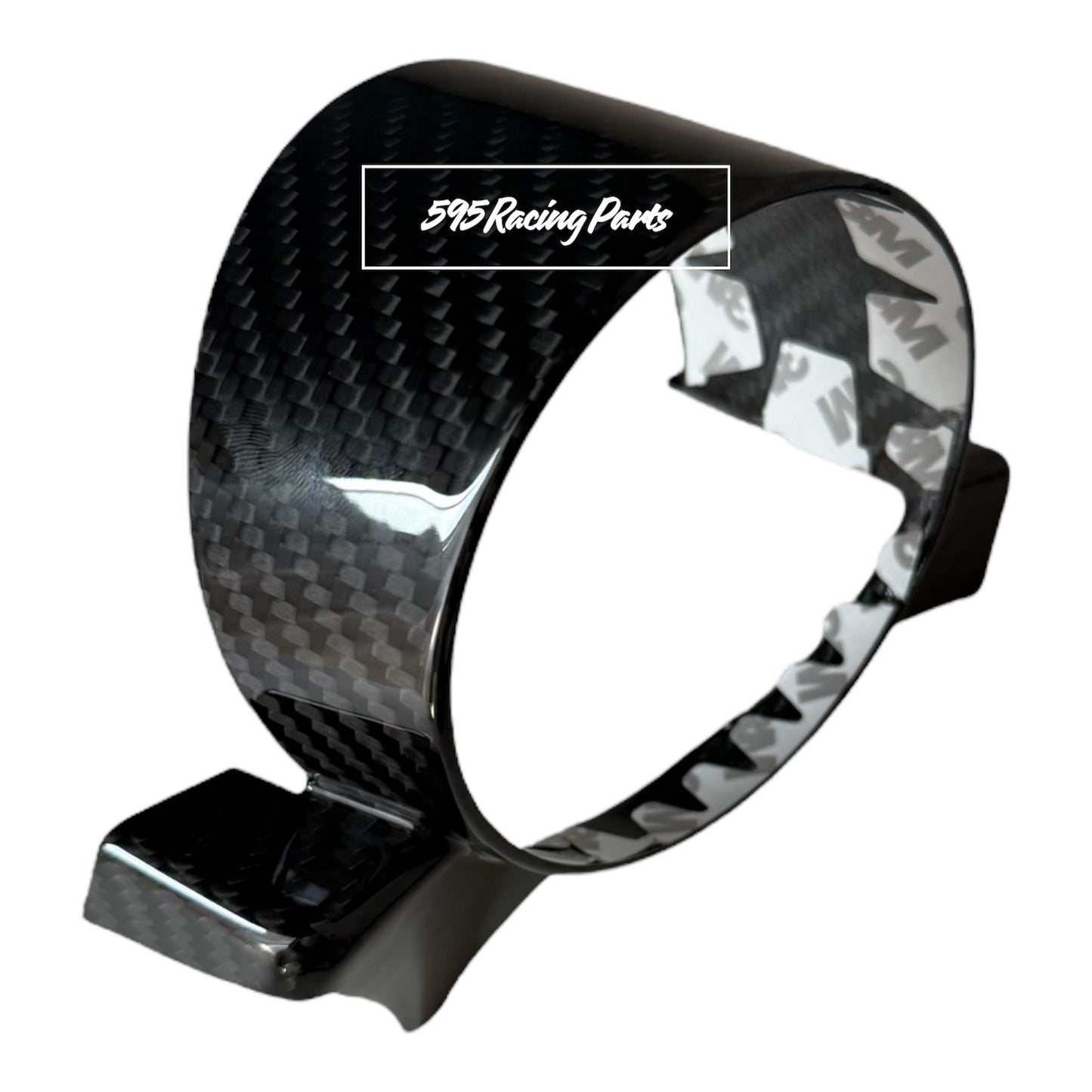 Cover manometro turbo completo in CARBONIO VERO per Fiat 500 Abarth - 595 - 695