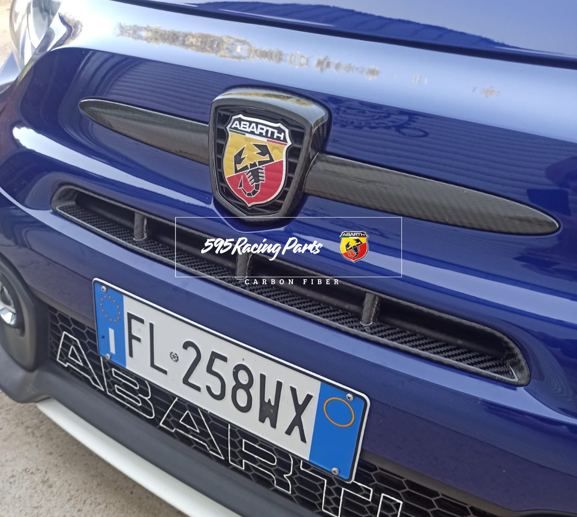Cover Presa d’aria paraurti in VERO CARBONIO Abarth 595 - 695 - 500 Restyling