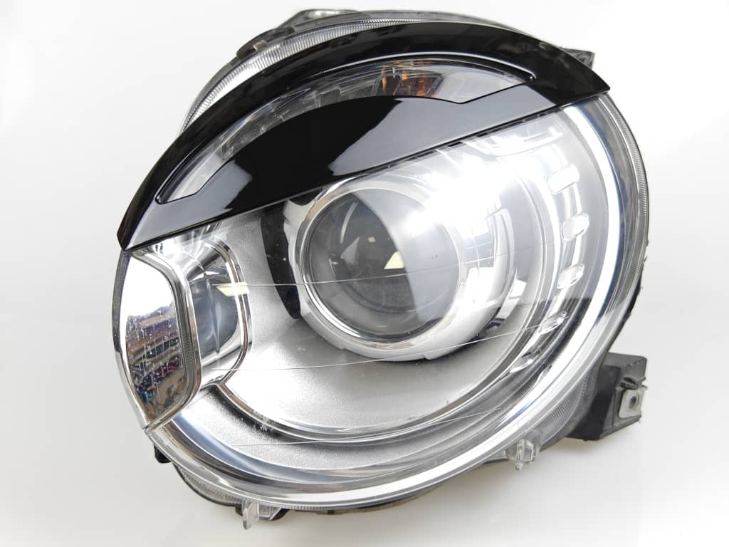 Pair of headlight eyelids xenon model Abarth 500 - 595 - 695