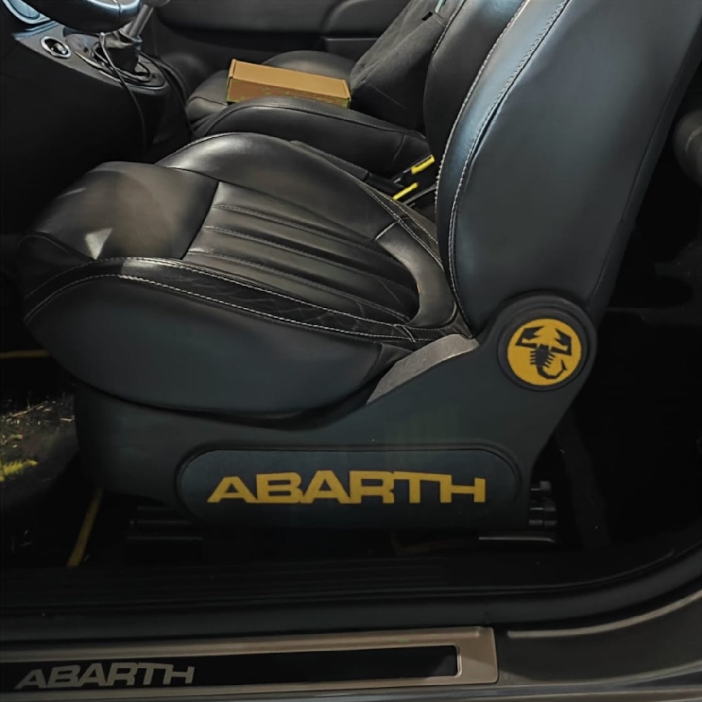 Coppia Cover Sedili Fiat 500 Abarth - 595 - 695 - in diverse finiture