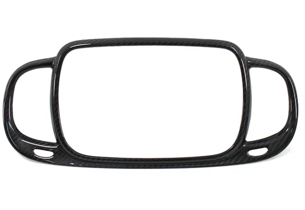(Preordine) Cover Autoradio in CARBONIO VERO Fiat 500 Abarth 595 - 695 - Fiat 500