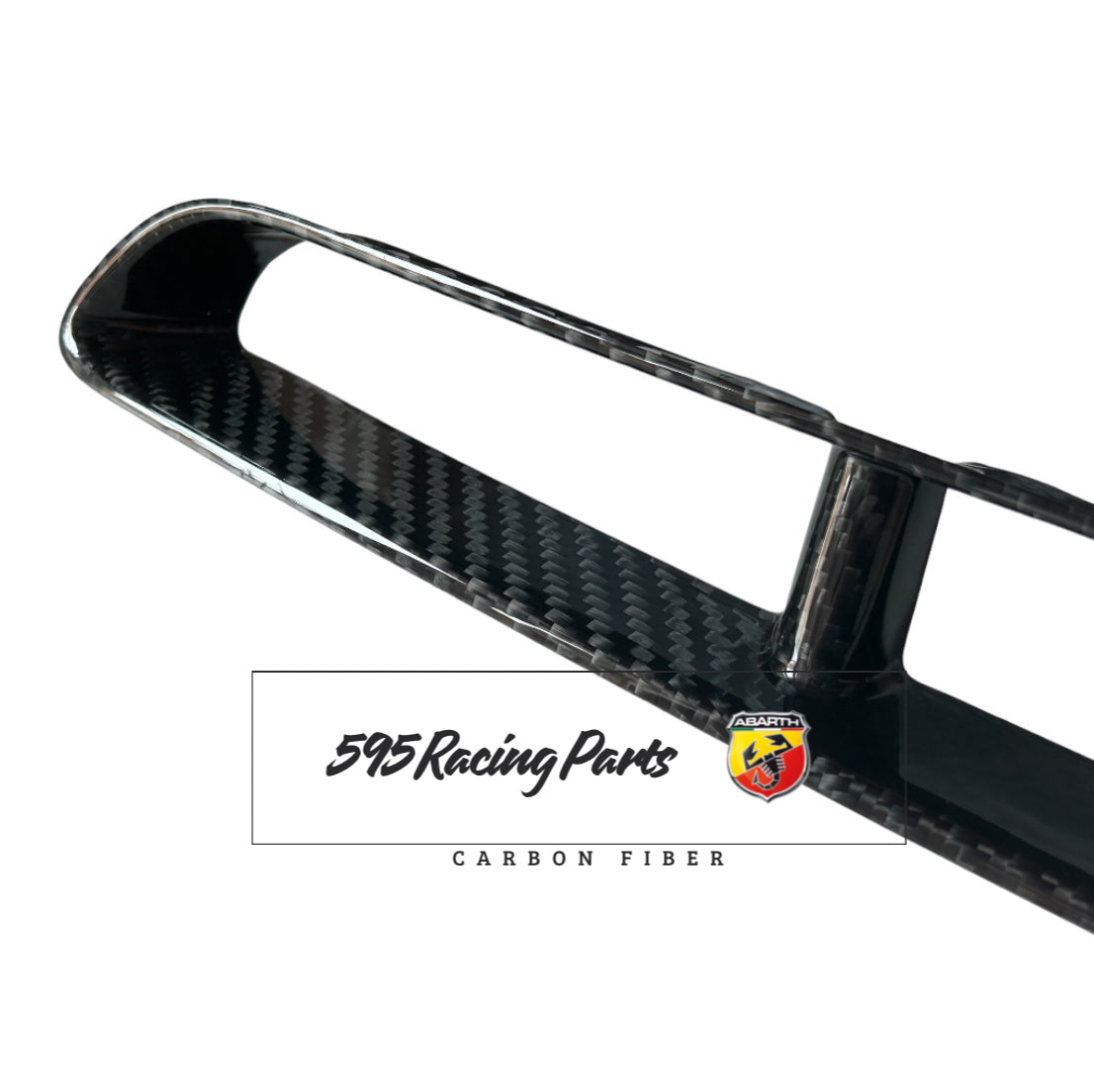 Cover Presa d’aria paraurti in VERO CARBONIO Abarth 595 - 695 - 500 Restyling
