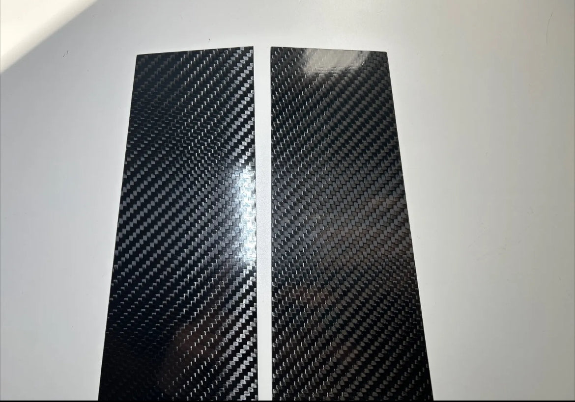 Door Pillars Kit in REAL CARBON Fiat 500 Abarth - 595 - 695 - in different finishes