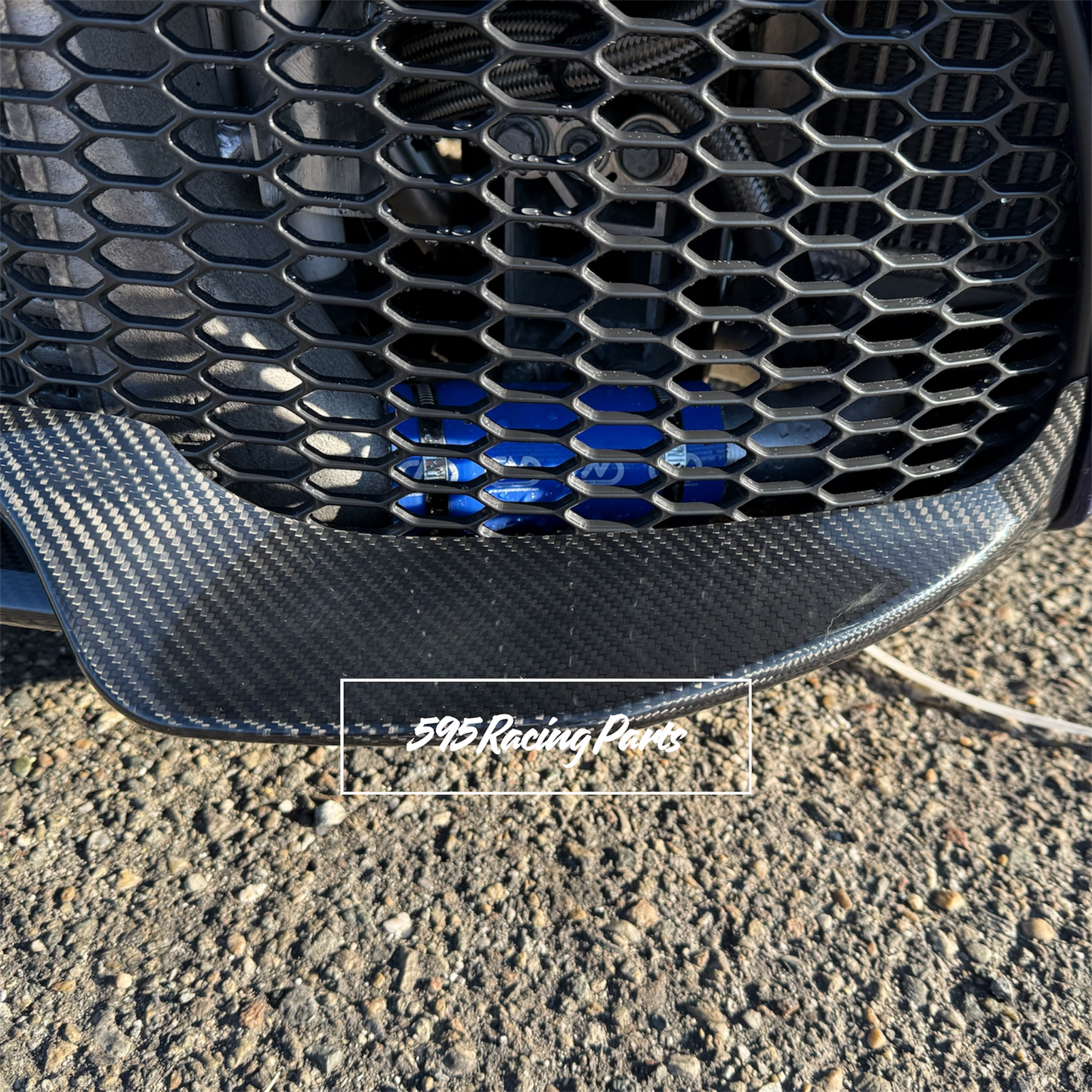 REAL CARBON Front Splitter Cover for Fiat 500 Abarth 595 - 695 - Restyling