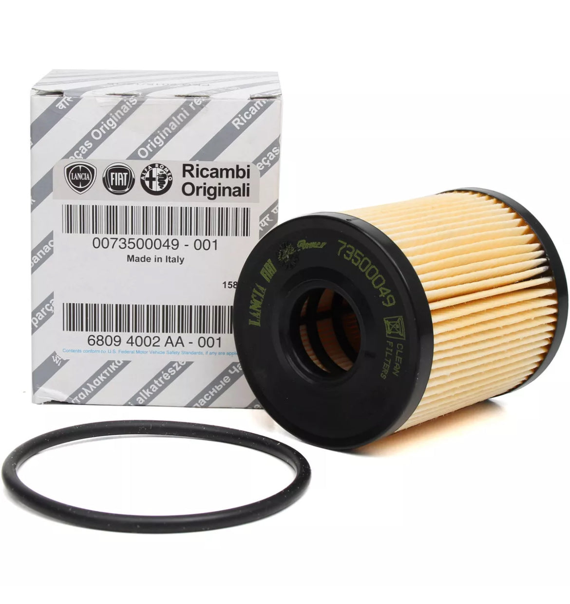 Original Fiat oil filter for 500 Abarth - 595 - 695 - TJET