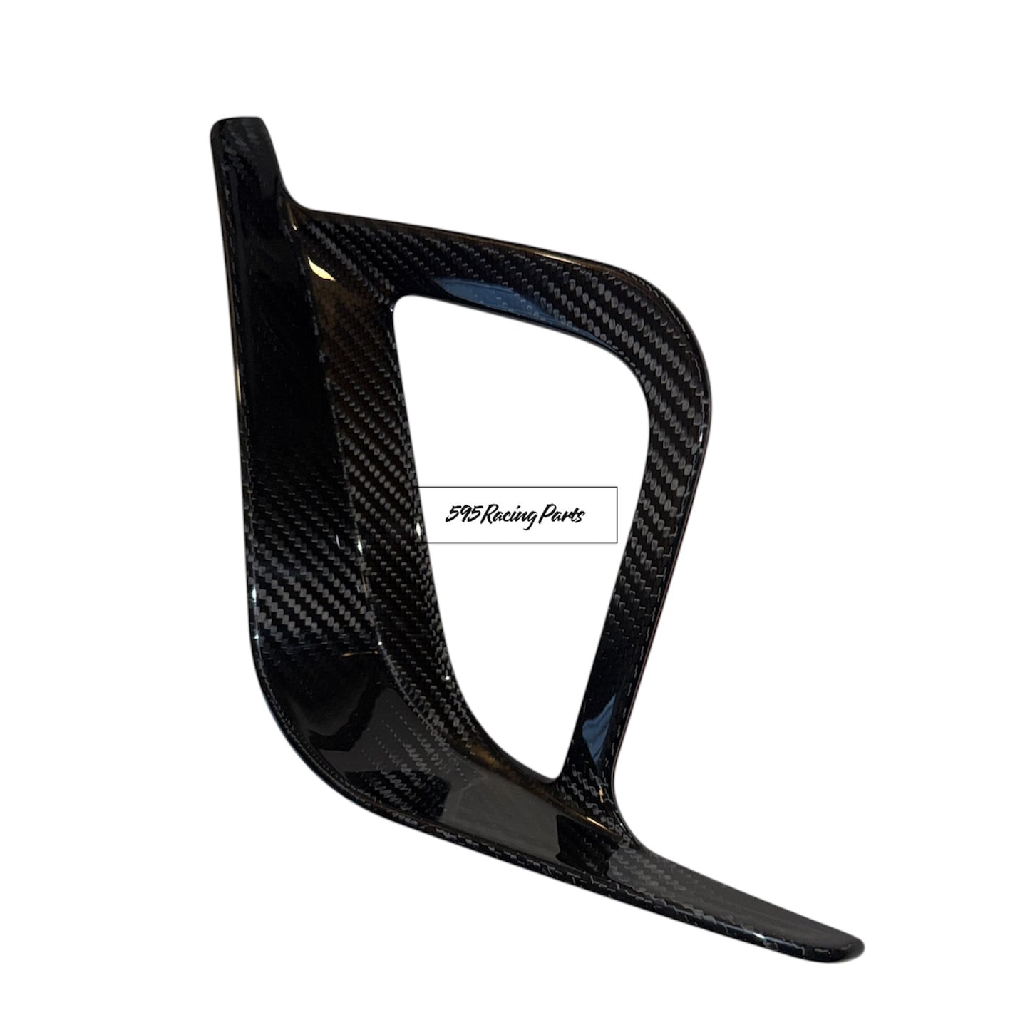 Pair of intercooler air intake covers in REAL CARBON for Abarth 500 - 595 - 695 Restyling
