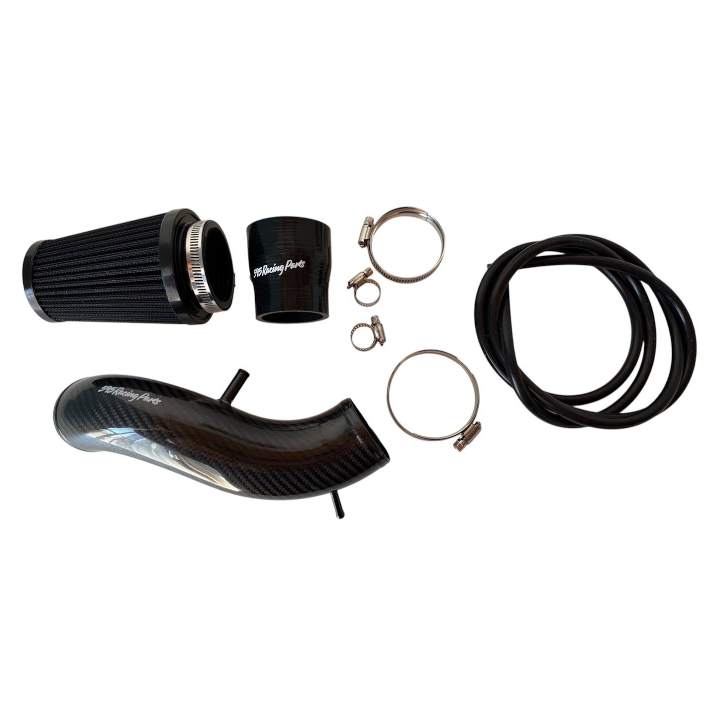 Fiat 500 Abarth Kit Aspirazione Diretta Alta in VERO CARBONIO per turbina 1446 - IHI - TD04