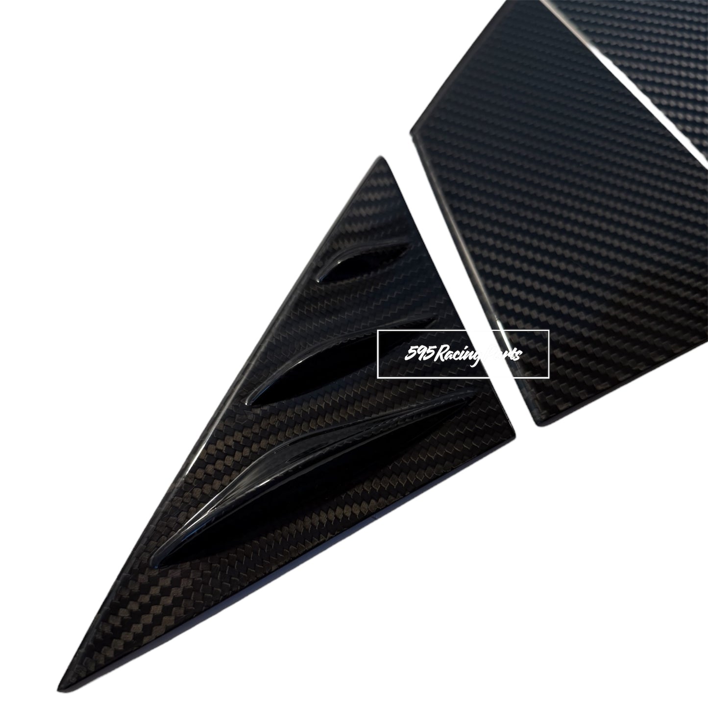 Door Pillars Kit in REAL CARBON Fiat 500 Abarth - 595 - 695 - EXCLUSIVE