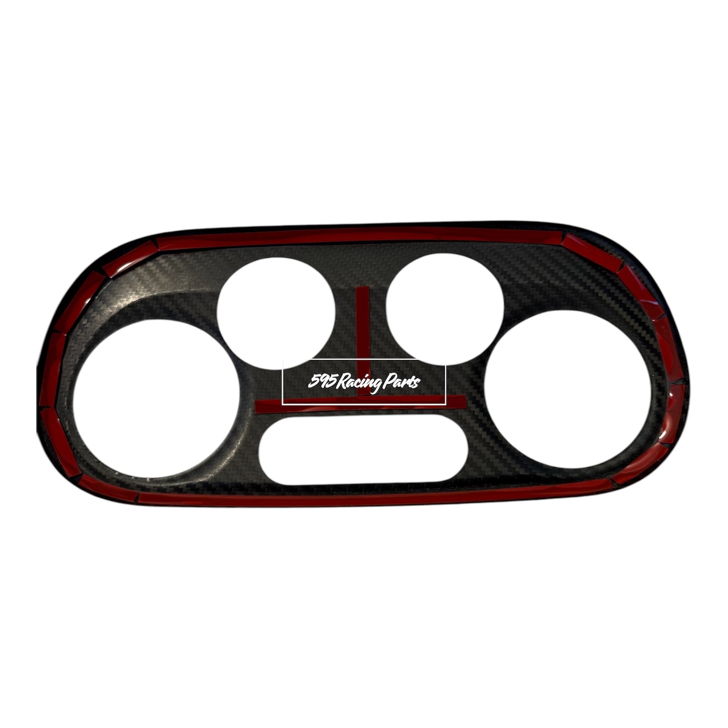 Cover Clima Automatico in CARBONIO VERO Fiat 500 Abarth - 595 - 695 PRE RESTYLING