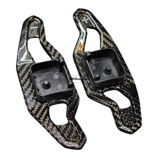 Coppia Paddle Palette in VERO CARBONIO stile Lamborghini Urus per Audi A3/S3/RS3 - A4/S4/RS4 - A5/S5/RS5 - A6/S6/RS6 - TT/TTS/ TTRS - Q3/SQ3/RSQ3 - Q5/SQ5/RSQ5