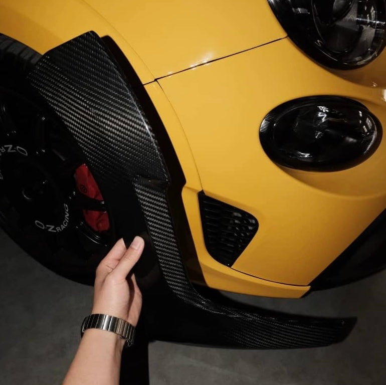 Kit 70esimo in VERO CARBONIO fiat 500 Abarth - 595 - 695 RESTYLING