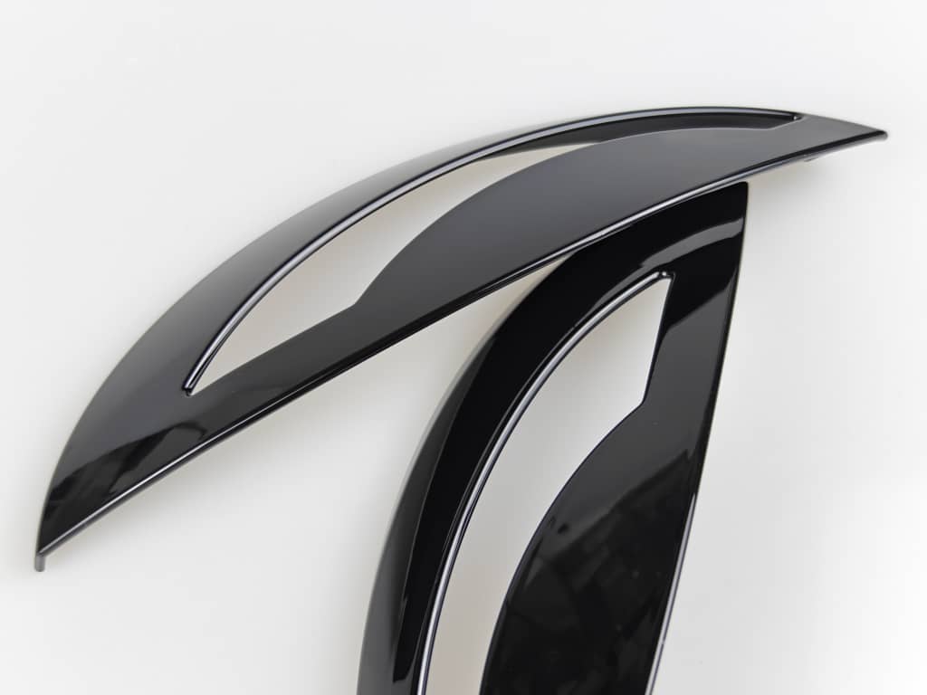 Pair of headlight eyelids xenon model Abarth 500 - 595 - 695