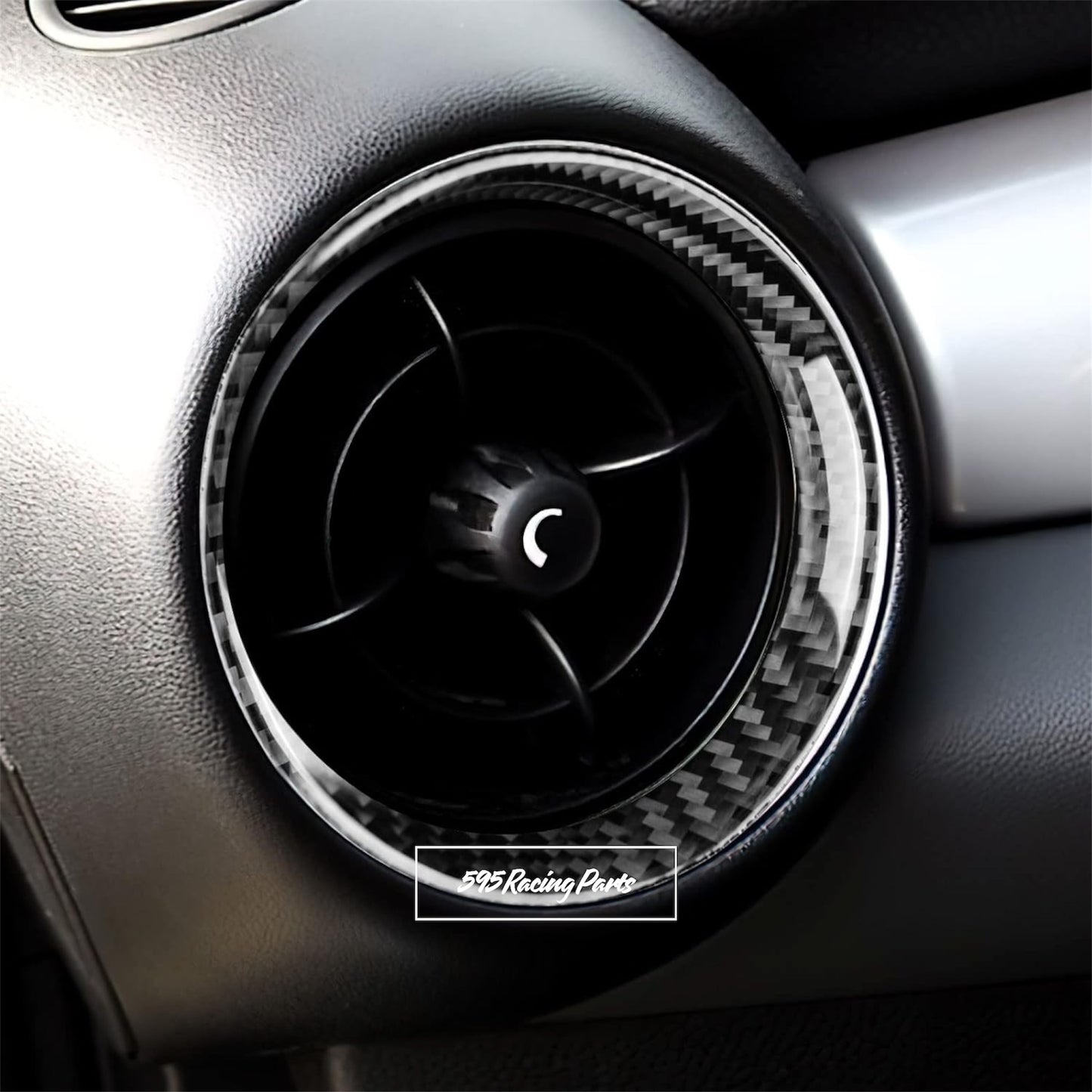 Pair of REAL CARBON air vent covers Mini Cooper S R55/R56/R57/R58/R59