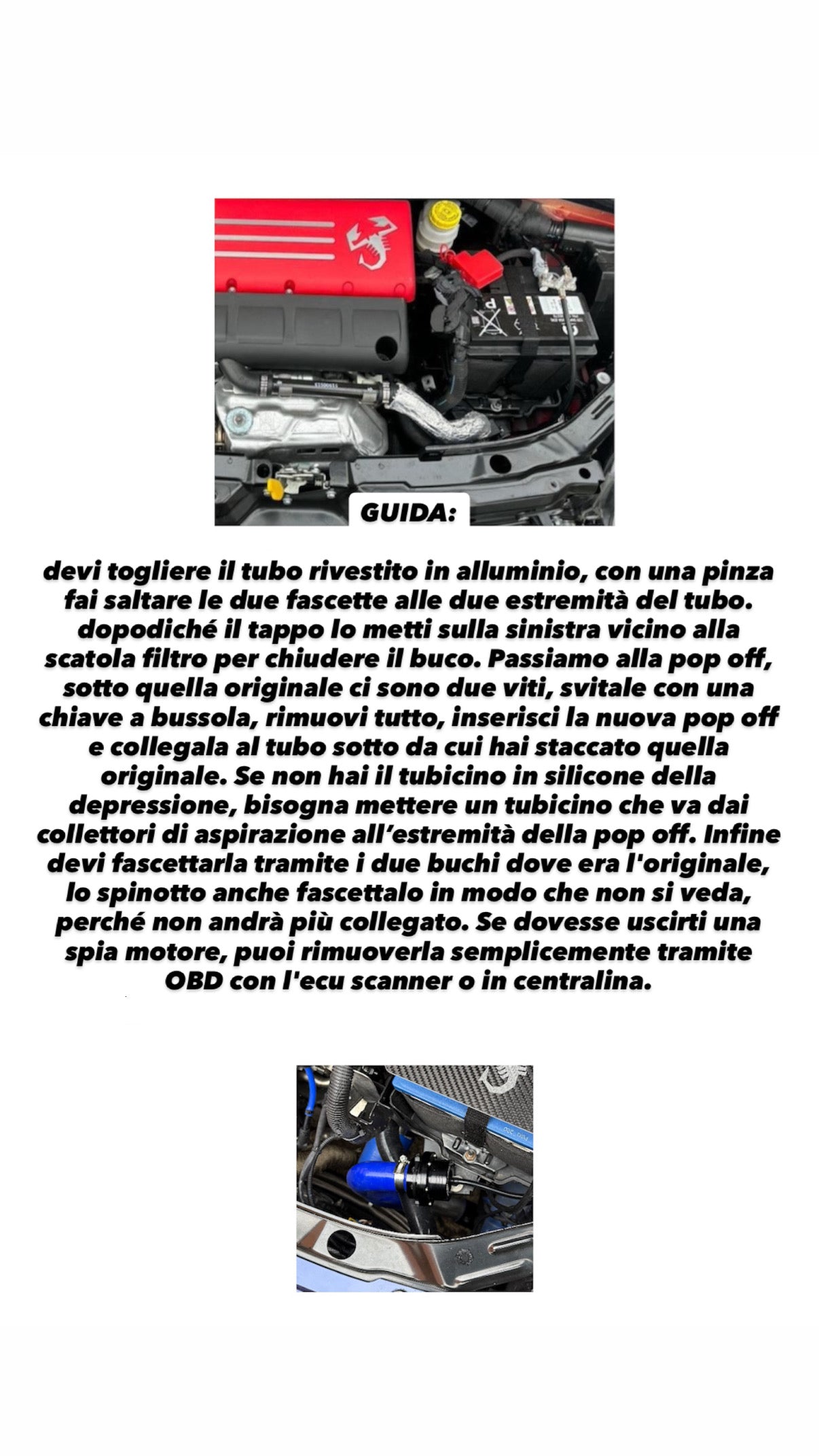 Valvola POP OFF MECCANICA Fiat 500 Abarth - Punto Abarth - Mito - Tipo