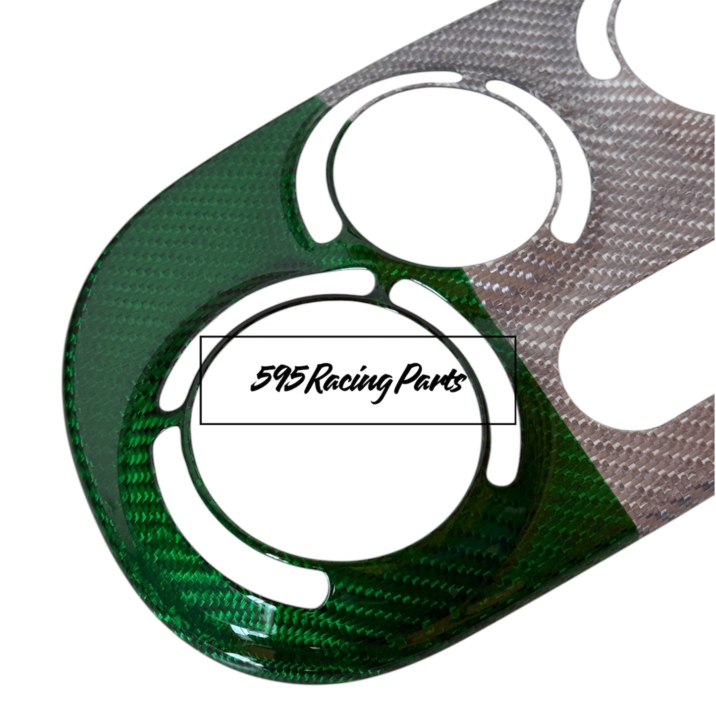 Manual Climate Cover in REAL CARBON Fiat 500 Abarth - 595 - 695 - in different finishes