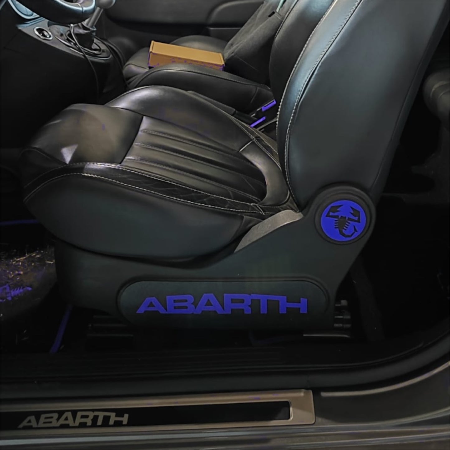 Coppia Cover Sedili Fiat 500 Abarth - 595 - 695 - in diverse finiture